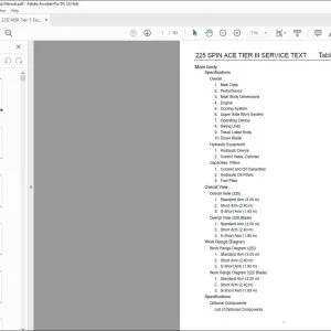 Linkbelt 225 SPIN ACE TIER III EXCAVATORS SHOP MANUAL  RST-15-00-001LX - PDF DOWNLOAD