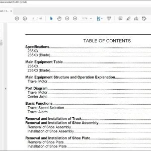 Linkbelt 235X3 A.LOWER EXCAVATOR OPERATOR'S MANUAL (SECTION 2 ONLY) - PDF DOWNLOAD
