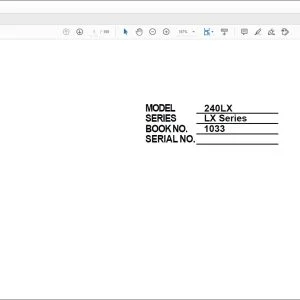 Linkbelt 225 SPIN ACE EXCAVATOR SHOP MANUAL 1113 - PDF DOWNLOAD