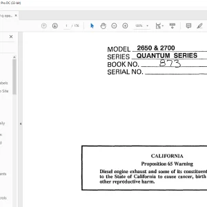 Linkbelt 2650 & 2700 QUANTUM SERIES OPERATOR'S MANUAL 873 - PDF DOWNLOAD