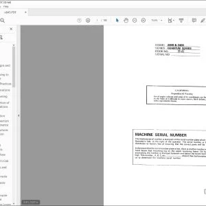 Linkbelt 2800 & 3400 QUANTUM SERIES EXCAVATOR OPERATOR'S MANUAL WDL2001-0E(845) - PDF DOWNLOAD