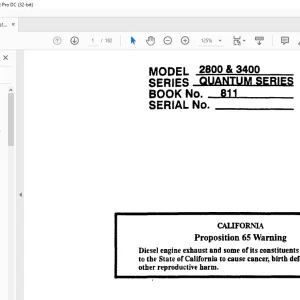 Linkbelt 2800 & 3400 QUANTUM SERIES OPERATOR'S MANUAL 811 - PDF DOWNLOAD