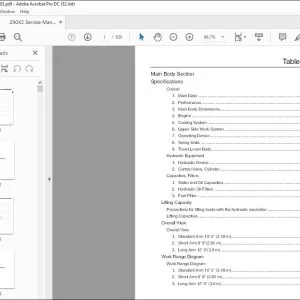 Linkbelt 290 X2 EXCAVATOR SERVICE MANUAL SST-00-00-003LX - PDF DOWNLOAD
