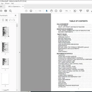 Linkbelt 290LX EXCAVATOR OPERATOR'S MANUAL - PDF DOWNLOAD