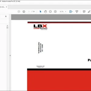 Linkbelt 350X3 - EX EXCAVATOR PARTS MANUAL - PDF DOWNLOAD