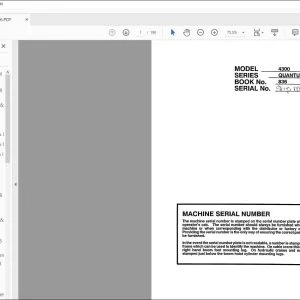 Linkbelt 4300 QUANTUM SERIES EXCAVATOR SHOP MANUAL 836 - PDF DOWNLOAD