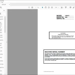 Linkbelt 4300Q EXCAVATOR OPERATOR'S MANUAL 820 - PDF DOWNLOAD