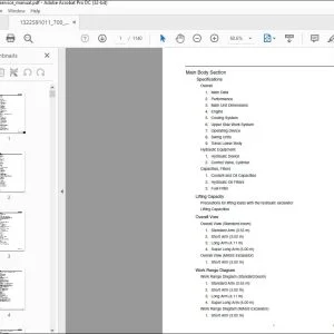 Linkbelt 700 X2 EXCAVATOR SERVICE MANUAL WST-00-00-011LX - PDF DOWNLOAD