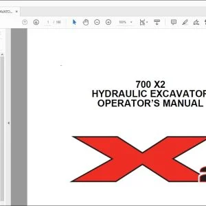 Linkbelt 700 X2 HYDRAULIC EXCAVATOR OPERATOR'S MANUAL 2110 - PDF DOWNLOAD