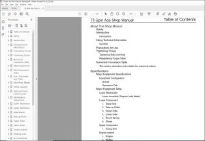 Linkbelt 75 Spin Ace Shop Manual - PDF DOWNLOAD