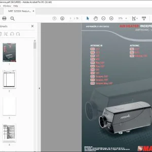 Manitou AIR HEATER INDEPENDENTLY AIRTRONIC-AIRTRONIC M Repair Manual 647406EN - PDF DOWNLOAD
