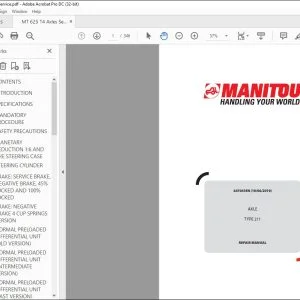 Manitou AXLE TYPE 211 Repair Manual 647041 - PDF DOWNLOAD