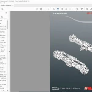 Manitou DANA Axle Type 112 Repair Manual 647013EN - PDF DOWNLOAD