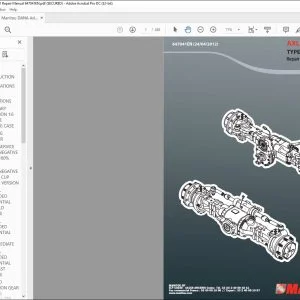 Manitou DANA Axle Type 211 Repair Manual 647041EN - PDF DOWNLOAD