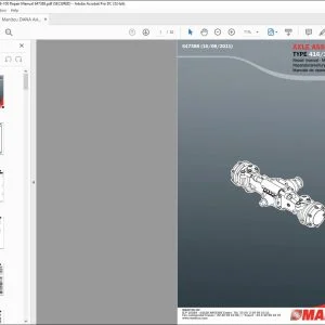 Manitou DANA Axle Type 416-100 Repair Manual 647388 - PDF DOWNLOAD