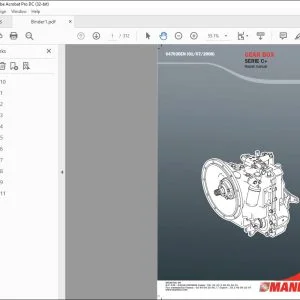 Manitou GEAR BOX SERIE C+ Repair Manual 647020EN - PDF DOWNLOAD