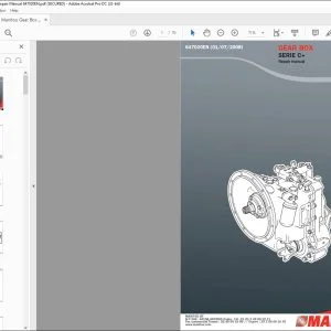 Manitou Gear Box Serie C+ Repair Manual 647020 - PDF DOWNLOAD