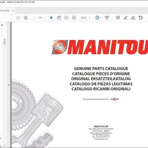 Manitou MLT 625-75 H ST3B Genuine Parts Catalogue Manual 647459 - PDF DOWNLOAD
