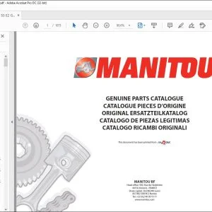 Manitou MT 1235 S S3 E2 MT 1435 SL TURBO S3 E2 MT 1235 S TURBO S3 E2 MT 1435 H SL TURBO S2 E2 MT 1440 SL TURBO S3 E2 Genuine Parts Catalogue Manual 728249MOD - PDF DOWNLOAD