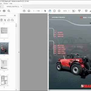 Manitou MT 835 1135 1335 ST3B Repair Manual 647075 - PDF DOWNLOAD