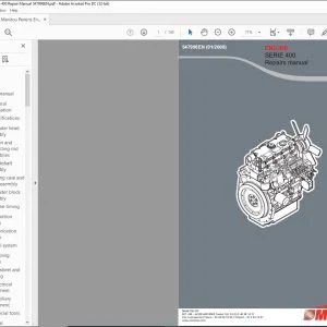 Manitou Perkins Engine Serie 400 Repair Manual 547996 - PDF DOWNLOAD
