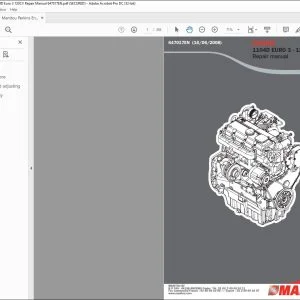 Manitou Perkins Enigne 1104D Euro 3 120CV Repair Manual 647017EN - PDF DOWNLOAD