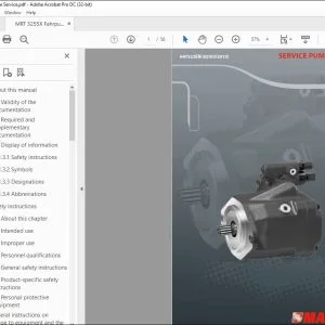 Manitou SERVICE PUMP BOSCH SERIE 10 Repair Manual 647525EN - PDF DOWNLOAD