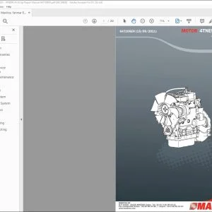 Manitou Yanmar Engine 4TNE92 - 4TNE98 45-63 hp Repair Manual 647106 - PDF DOWNLOAD