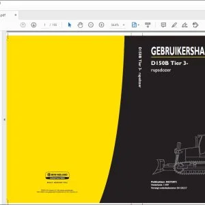 New Holland D150B Tier 3 rupsdozer GEBRUIKERSHANDLEIDING 84272872 - PDF DOWNLOAD