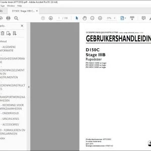 New Holland D150C Stage IIIB Rupsdozer GEBRUIKERSHANDLEIDING 47713553 - PDF DOWNLOAD