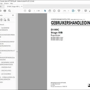 New Holland D180C Stage IIIB Rupsdozer GEBRUIKERSHANDLEIDING 47713618 - PDF DOWNLOAD