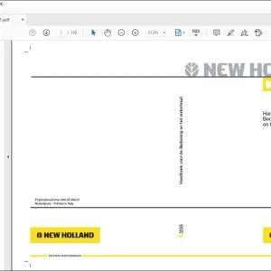 New Holland D255 Handboek voor de Bediening en het onderhoud 604.35.068.01 - PDF DOWNLOAD