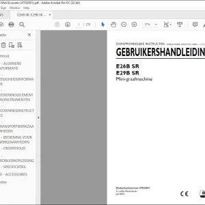 New Holland E26B SR E29B SR Mini-graafmachine GEBRUIKERSHANDLEIDING 47530591 - PDF DOWNLOAD