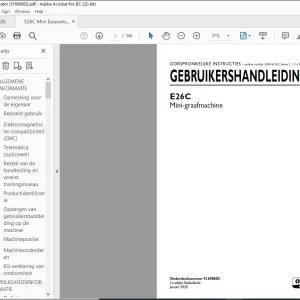 New Holland E26C Mini-graafmachine GEBRUIKERSHANDLEIDING 51698802 - PDF DOWNLOAD