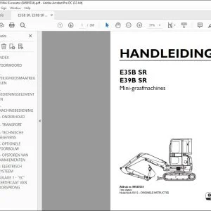 New Holland E35B SR E39B SR Mini-graafmachine GEBRUIKERSHANDLEIDING 84565534 - PDF DOWNLOAD