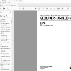 New Holland E37C Mini-graafmachine GEBRUIKERSHANDLEIDING 51698806 - PDF DOWNLOAD