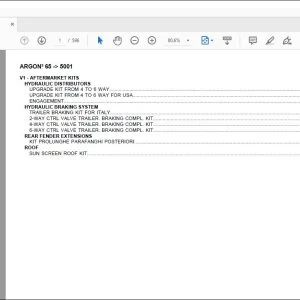 Same Tractor Argon³ 65 after 5001 Parts Catalog Manual - PDF DOWNLOAD