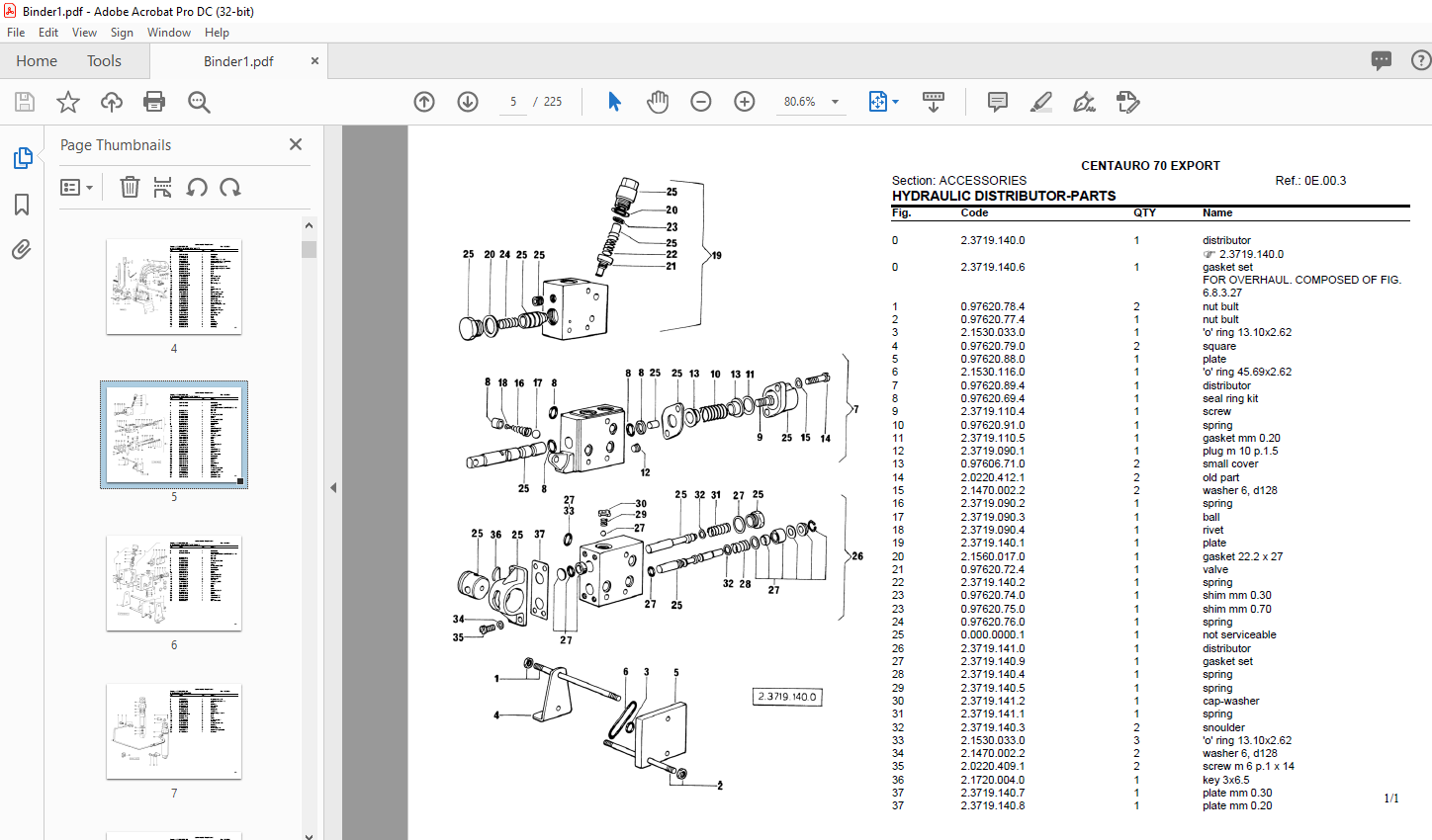 Same Tractor CENTAURO 70 EXPORT Parts Catalog Manual - PDF DOWNLOAD ...