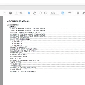 Same Tractor CENTAURO 75 SPECIAL Parts Catalog Manual - PDF DOWNLOAD