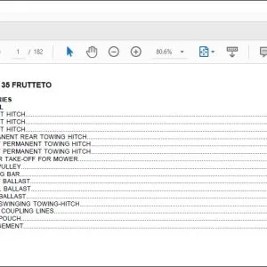 Same Tractor DELFINO 35 FRUTTETO Parts Catalog Manual - PDF DOWNLOAD