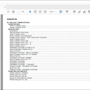 Same Tractor DORADO 56 Parts Catalog Manual - PDF DOWNLOAD