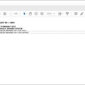 Same Tractor DORADO³ 90 after 5001 Parts Catalog Manual - PDF DOWNLOAD