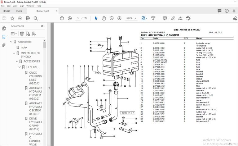 Same Tractor Minitaurus Syncro Parts Catalog Manual Pdf Download