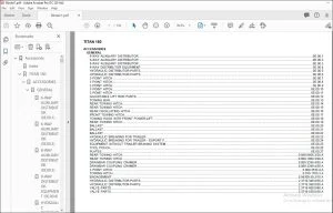 Same Tractor Titan 160 Parts Catalog Manual - PDF DOWNLOAD