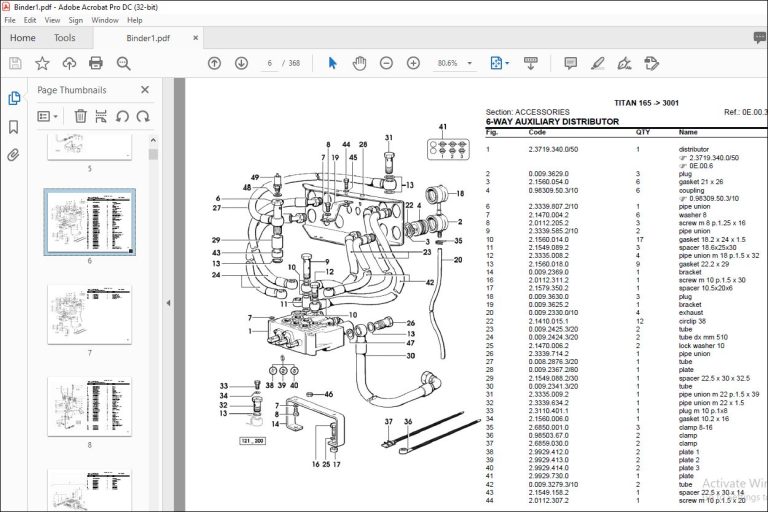 Same Tractor Titan 165 after 3001 Parts Catalog Manual - PDF DOWNLOAD ...