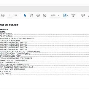 Same Tractor Trident 130 Export Parts Catalog Manual - PDF DOWNLOAD