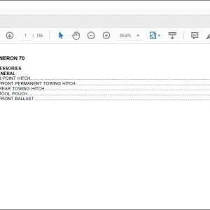 Same Tractor VIGNERON 70 Parts Catalog Manual - PDF DOWNLOAD