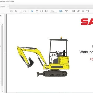 Sany SY16C Hydraulikbagger Wartungshandbuch - PDF DOWNLOAD (German)