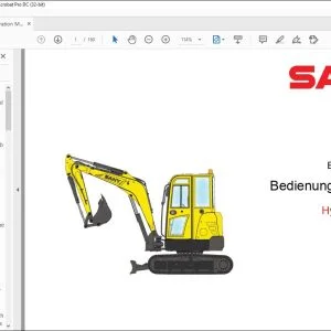 Sany SY18C Hydraulikbagger Betriebsanleitung - PDF DOWNLOAD