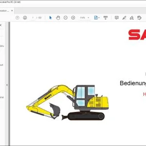 Sany SY75C Hydraulikbagger Bedienungshandbuch - PDF DOWNLOAD